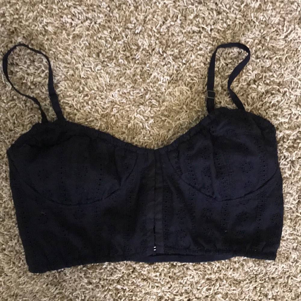 Streetwear Black Crop Top